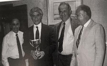 The Acropolis Cup, The Captain with Winner Michael Yiapatos, Andreas Ktori and Theo Tsiouvallaris