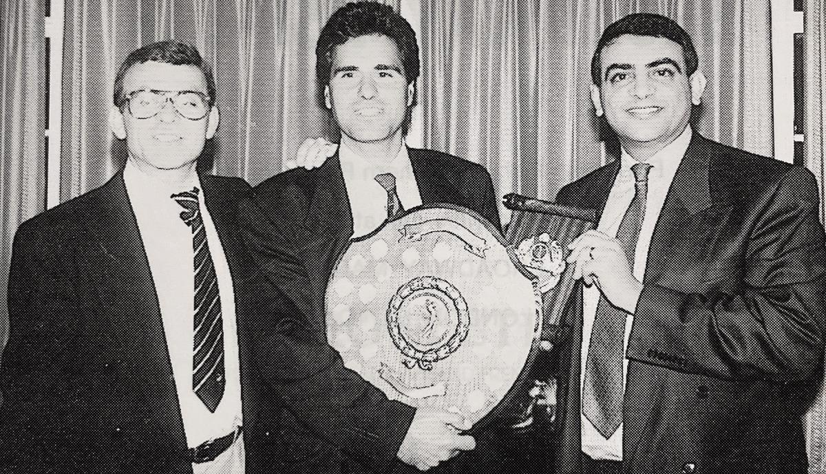 Challenge Shield, The Captain with winner Melkon Gostanian and Louis