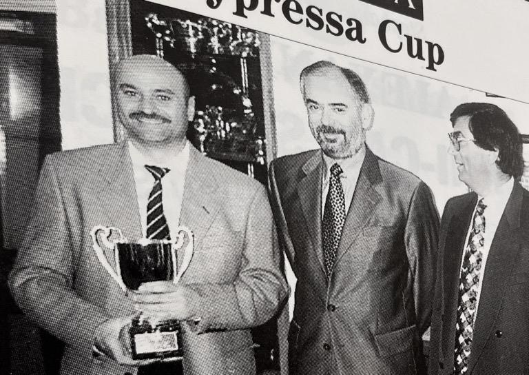 Cypressa Cup, winner Vasos Toouli, Panicos Katsouri & Captain