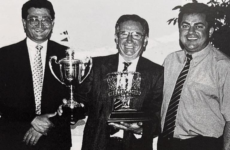 Captains Cup, Spyros with Winner Peter Sandamas and Captain