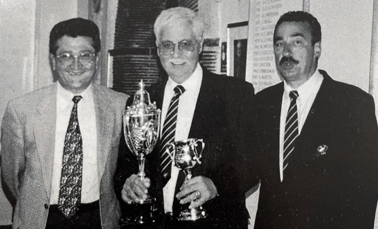 Foundation Trophy, Spyros with Winner Marios Costa and Captain