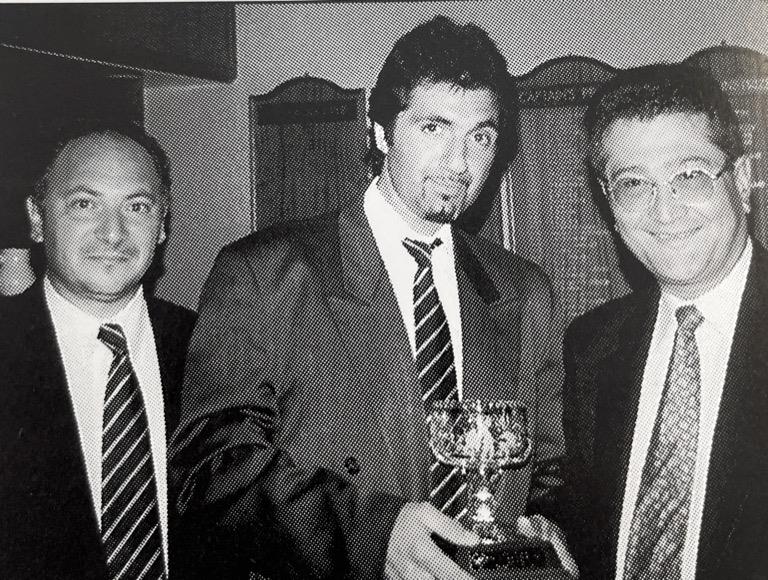 Cypressa Cup, The Captain with winner Andy Georgiou and Spyros