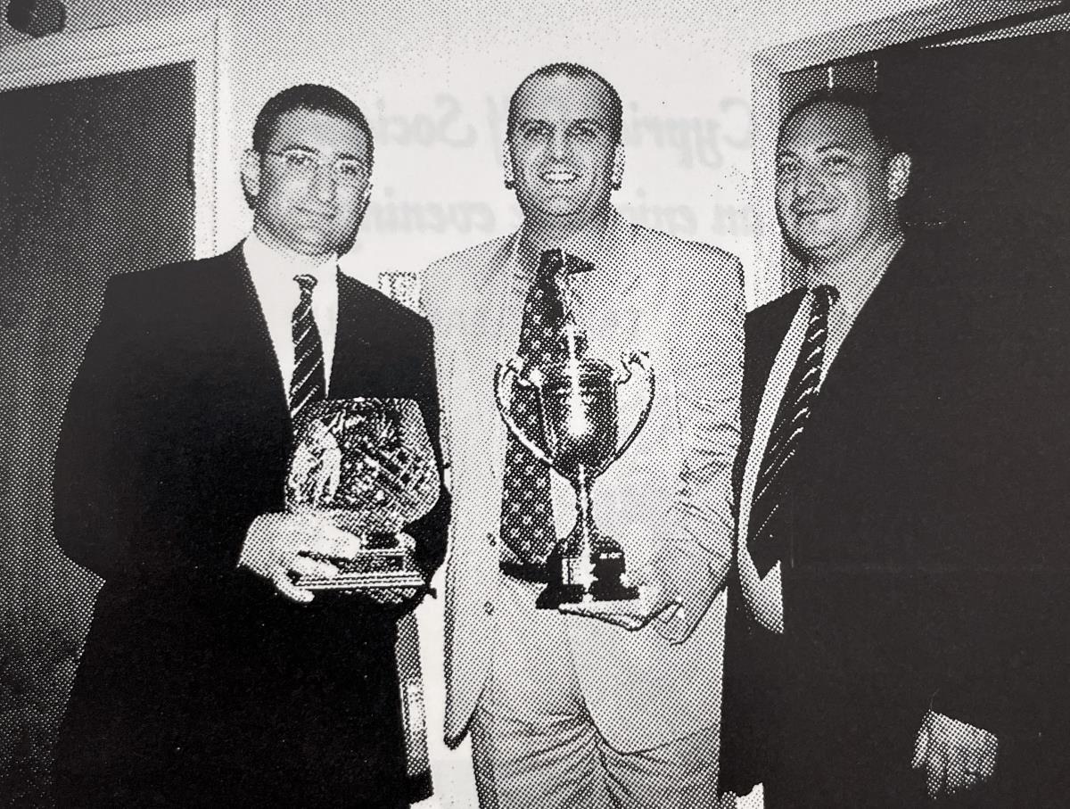 Captains Cup, Kypros Kyprianou with Winner Gilly Takkas and The Captain