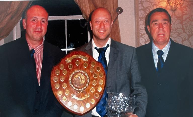 Challenge Shield, The Captain with winner Pan Stylianou & The President