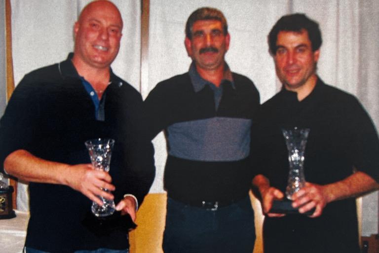 Fourball Better Ball, Winners George Vavvs Georgiou & Akis Toumazos with The Captain