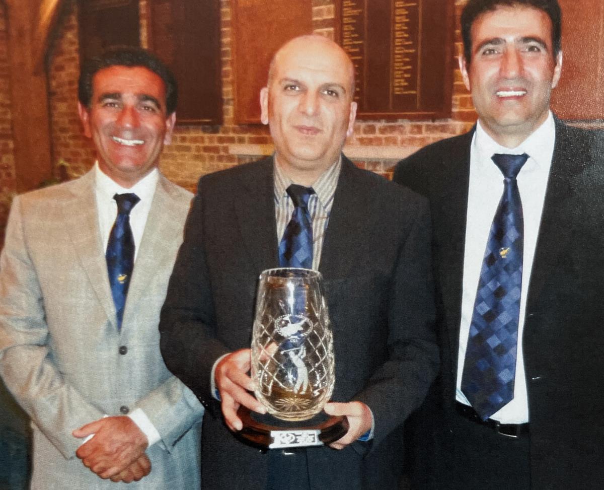 Liveras Foundation Trophy, Mario Savva with Winner Gilly Takkas & The Captain