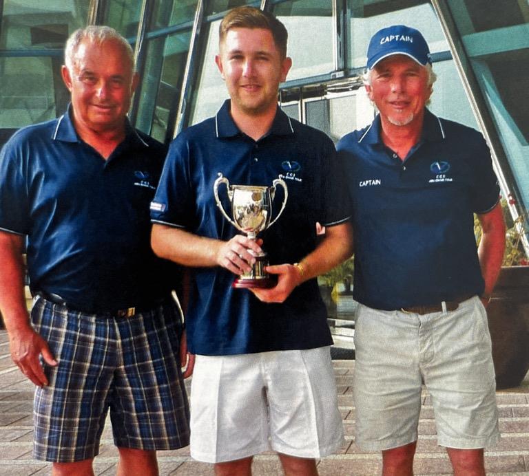 Abu Dhabi Holiday, Panayiotis Krase with Winner Ben Webster & The Captain