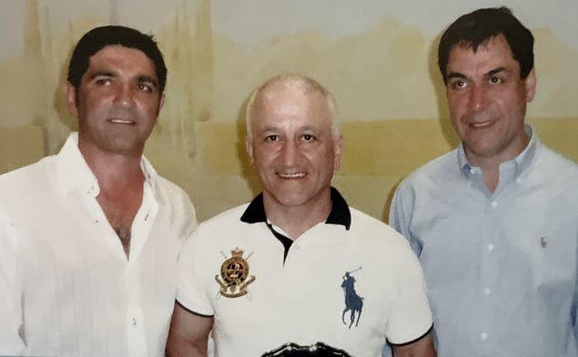 Majorca Holiday, The Captain with Winner Errol Ahmet & Akis Toumazos