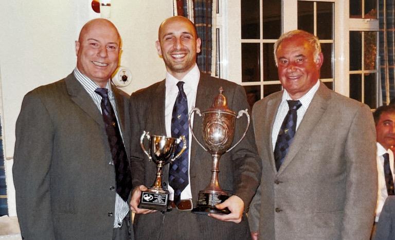 Liveras Foundation Trophy, George Georgiou with Winner Stavros Stavrou & The Captain