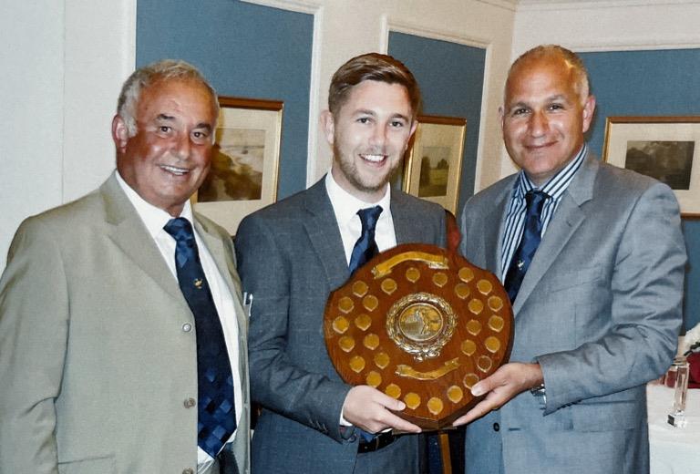 Challenge Shield, The Captain with Winner Ben Webster & Tommay Thomas