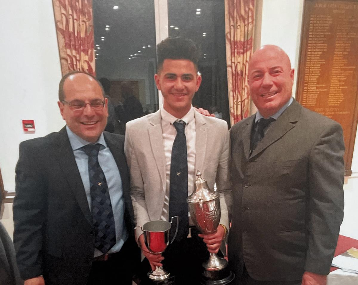 Liveras Foundation Trophy, The Captain with Winner Harry Philippou & george georgiou