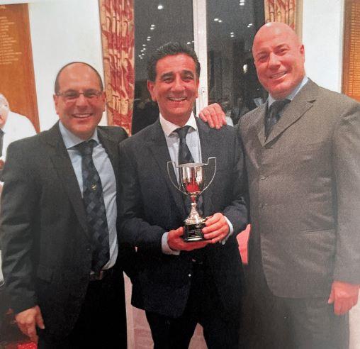 Liveras Foundation Trophy, The Captain with Runner Up Mario Savva & George Georgiou