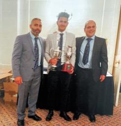 Captains Cup , Andy Savva with Winner Harry Philippou & The Captain