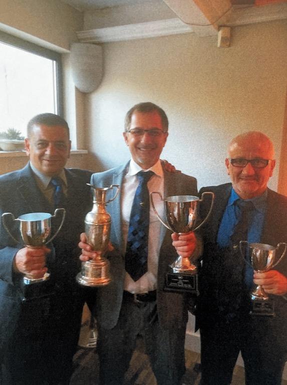 Captains Cup, 2nd Place Louis Leonida, Winner Michael Falekkos & 3rd Place Errol Ahmet