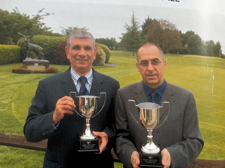 Fourball Better Ball winners, Savva Savva & Vange Evangelou