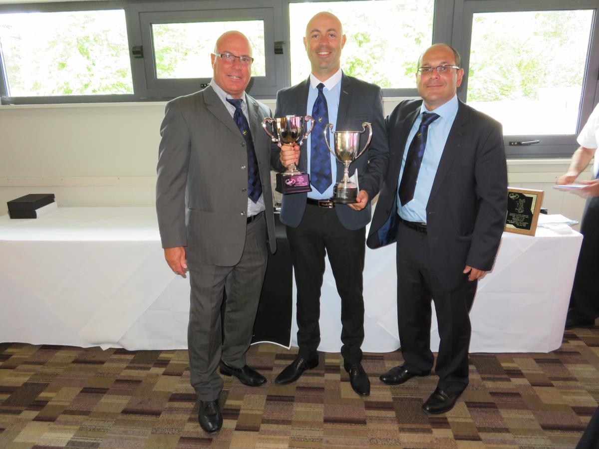 Captains Cup , The Captain with Winner Sam Aristidou & Mario Symeou