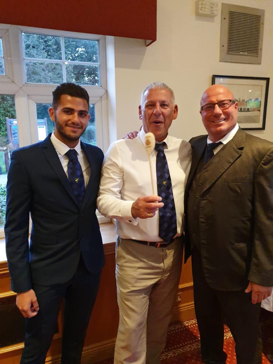 The Masters Cup, Harry Philippou with Booby Prize Winner Chris Kalli & The Captain